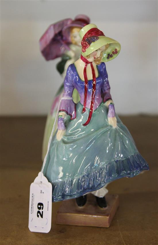 Royal Doulton figure Pantalettes HN1362 & Royal Doulton figure Miss Demure HN1463(-)